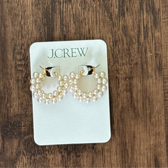 J.crew layered mini - pearl hoop earring - Picture 10 of 11